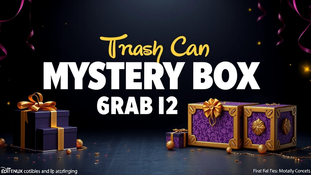 Disney Trash Can Mystery Box Series 2: Grab It ASAP